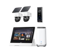 SoloCam S340 (2-Cam Pack) + Video Doorbell E340+ HomeBase S380+Smart Display E10 bundle