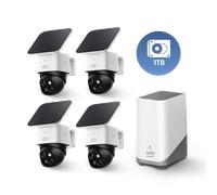 SoloCam S340 (4-Cam Pack) + HomeBase S380 + 1 TB Hard Drive White