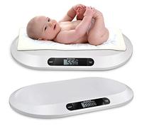 SOLOCJNL Digital Baby Weighing Scale,With Tray, Large Lcd Display, Baby Scale with Tare & Unit Feature,Max 44lb,Automatic Shutdown