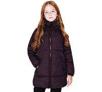 SOLOCOTE Girls Winter Coats Heavyweight Mediun Length Warm Jackets Down-like Cotton Wadding Outwear, 80817-Purple-5-6Y
