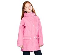SOLOCOTE Kids Rain Jacket Hooded Lined Rubber RainCoats for Girls Boys Waterproof Windproof