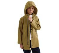 SOLOCOTE Kids Rain Jackets Hooded Lined Rubber RainCoats Waterproof Windproof for Boys, SLN2111-Yellow-11-12Y