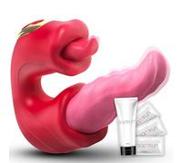 SoloFun G-Spot Vibrator Womans Sex Toys 3 in 1 Thrusting with 10 Licking & Swing Swaying Modes Adult Toys Vibrator for Woman Machine Sex toys4couples Men & Women Dildos toys4women