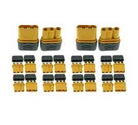 SoloGood 10 Pairs Amass MR30 Male Female Connector Plug for RC Multicopter Airplane