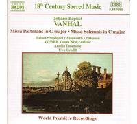 Soloists:Aradia Ens:Tower - VANHAL: Missa Pastoralis / Missa Solemnis
