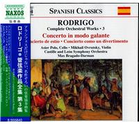 Soloists:Castille Leon So - RODRIGO: Concierto in Modo Galante / Concierto de Estio