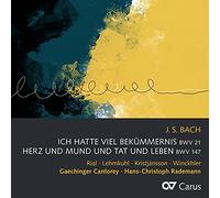 Soloists; Gaechinger Cantorey; Rademann - JS Bach: Ich Hatte Viel Behummernis BWV 21