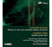 Soloists; Hans-Christoph Rademann; Dresden Chamber Choir; Stuttgart Philharmonic - Puccini: Messa di Gloria/ Verdi: Quattro pezzi sacri