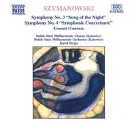 Soloists:Polish Nrso&C - SZYMANOWSKI: Symphonies Nos. 3 and 4