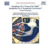 Soloists:Polish Nrso&C - SZYMANOWSKI: Symphonies Nos. 3 and 4
