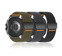 SOLOLUP 3 Pack Stretchy Magnetic Straps for Samsung Galaxy Watch 8/8 Classic Strap 44mm 40mm 46mm Men Women,Magnet Elastic Nylon Fabric Bands One Click No Gap Sport Band for Samsung Watch 8/8 Classic