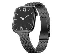 SOLOLUP Metal Bracelet Compatible with Apple Watch Band 40mm 44mm 41mm 45mm 42mm 46mm 49mm for Men Women Stainless Steel Band for iWatch Series 11 10 9 8 7 6 5 4 3 SE 3/2 Ultra 3/2, 05-black, 38/40/41