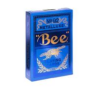 SOLOMAGIA Bee Blue MetalLuxe Playing Cards by US Playing Card