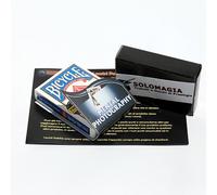 SOLOMAGIA Bicycle Mental Photo Deck - blue back - Card Games - Magic Tricks and Magic