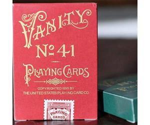 SOLOMAGIA Limited Edition Late 19th Century Vanity Creature (Red) Playing Cards