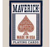 SOLOMAGIA Maverick Made in the USA (Blue) Playing Cards