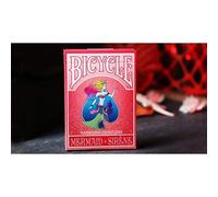 SOLOMAGIA Mermaid Playing Cards (Red) by US Playing Card Co