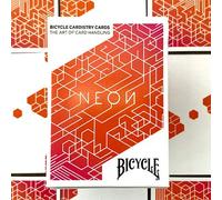 SOLOMAGIA Orange Bump Neon Playing Cards by US Playing Card Co
