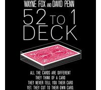 SOLOMAGIA The 52 to 1 Deck Red (Gimmicks and Online Instructions) by Wayne Fox and David Penn - Tricks with cards - Magic Tricks
