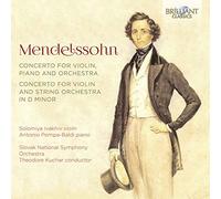 SOLOMIYA IVAKHIV AN - MENDELSSOHN VIOLIN CONCERTO - CD - M3z