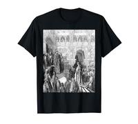 Solomon and the Queen Gustave Dore Biblical Art The Bible T-Shirt