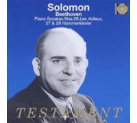 Solomon: Beethoven: Piano Sonatas Nos. 26, 27 And 29 (2000-10-01)