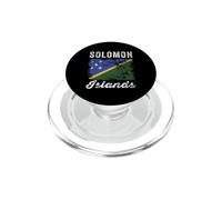 Solomon Islands Flag Distressed - Solomon Islander Flag PopSockets PopGrip for MagSafe