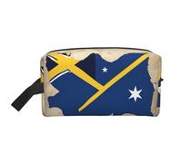 Solomon Islands Flag map01 Print Toiletry Bag for Men Travel Toiletry Bag, Spacious Capacity Cosmetic Bag for Women