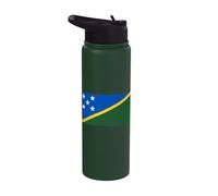 Solomon Islands Flag Stainless Steel Insulated Water Bottle