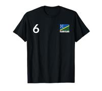 Solomon Islands Number 6 National Flag Country Heritage T-Shirt