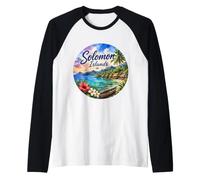 Solomon Islands, South Pacific Oceania Raglan Baseball Tee