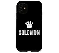 Solomon the King/Crown & Name for Men Called Solomon Case for iPhone 11