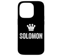 Solomon the King/Crown & Name for Men Called Solomon Case for iPhone 14 Pro