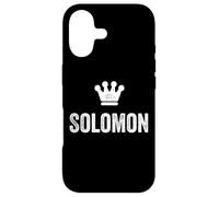 Solomon the King/Crown & Name for Men Called Solomon Case for iPhone 17