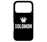 Solomon the King/Crown & Name for Men Called Solomon Case for iPhone 17 Pro