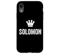 Solomon the King/Crown & Name for Men Called Solomon Case for iPhone XR