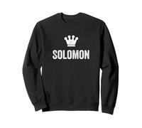 Solomon the King/Crown & Name for Men Called Solomon Sweatshirt