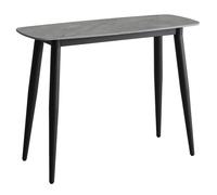 solomona ceramic rectangular console table in ruibei grey