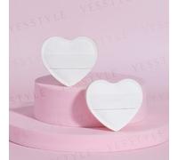 Solone - Souffle Makeup Puff Heart Shape FC15 - 2pcs