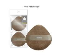 Solone - Superfine Loose Powder Teddy Puff FP10 Peach Shape - 2 pcs