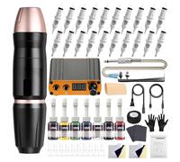 Solong Tattoo Kit Tattoo Rotary Gun Kit 20 Tattoo Cartridge Needles Tattoo Inks for Beginners Rotary Tattoo Machine Pen Kit Tattoo Pen Machine Kit Complete Tattoo Kit SLP30TI302-1