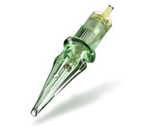 Solong Tattoo Needles, 20Pcs Disposable Needles Cartridges Elite #10 Bugpin 1- Round Liner Extra Long Taper for Tattoo Machine Pens for Fine and Precise Line Work (1001RL-X)