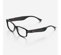 SOLOS AI Powered Glasses | Hydro 7 | Shiny Black | Lenses Integrated ChatGPT for Travel and Real Time Translation | Stereo Speakers | Compatible with iOS and Android