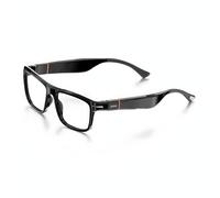 SOLOS AI Powered Glasses | Hydro X | Shiny Black | Lenses Integrated ChatGPT for Travel and Real Time Translation | Stereo Speakers | Compatible with iOS and Android