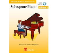 SOLOS POUR PIANO, VOLUME 3 - METHODE DE PIANO HAL LEONARD - PIANO - RECUEIL + MEDIA ONLINE