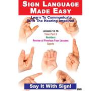 Solow, Sharon - Sign Language Series Lessons 13-16: Time, Numbers & Sports [DVD] [NTSC]