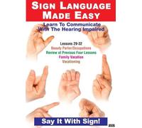 Solow, Sharon - Sign Language Series Lessons 29-32: Basic Skills, Vocabulary & Finger Spelling [DVD] [NTSC]