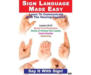 Solow, Sharon - Sign Language Series Lessons 29-32: Basic Skills, Vocabulary & Finger Spelling [DVD] [NTSC]
