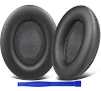 SoloWIT Earpads for Bose Headphones - Full Black | for QuietComfort QC15/QC25/QC2/QC35, (SoundTrue/SoundLink)Around-Ear I/II, AE2/AE2i