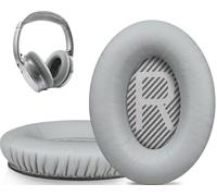 SoloWIT Earpads for Bose QC35 & QC35 ii - Silver | for (QuietComfort35 & Quiet Comfort35 ii) Headphones